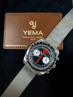 YEMA YMHF1576-CN Meangraph Super Chronograph Lupin III Quartz Watch Used Japan