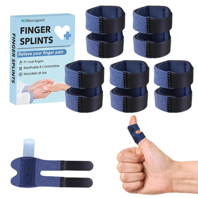 5 Pcs Thumb Finger Splint,Trigger Finger Splints,Finger Brace,Injured Mallet Fin