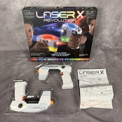 Laser X Revolution 2 Player Double Blasters Laser Tag Gaming Open Box WORK Video