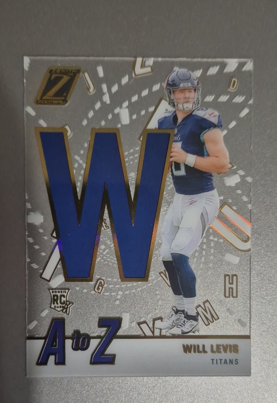 2023 Panini Zenith - A to Z Will Levis #23 (RC) Case Hit SP
