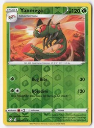 Yanmega 002/072 Shining Fates Reverse Holo Rare