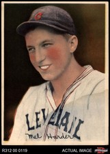 1936 R312 Mel Harder Indians 2 - GOOD