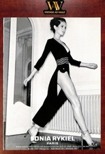 1997 Sonia Rykiel Paris Chandra North Vintage Magazine Ad Fashion Legs Clothing