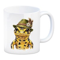 Feuersalamander Mit AlpenläNdischem Trachtenhut Kaffeebecher