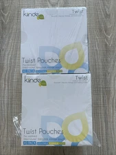 2 pack Kiinde Breast Milk Storage Twist Pouch 6 oz 40 ct each Pouches