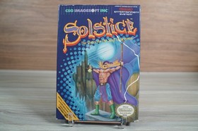 Nintendo NES Game Solstice The Quest For The Staff CIB Complete w/ original seal