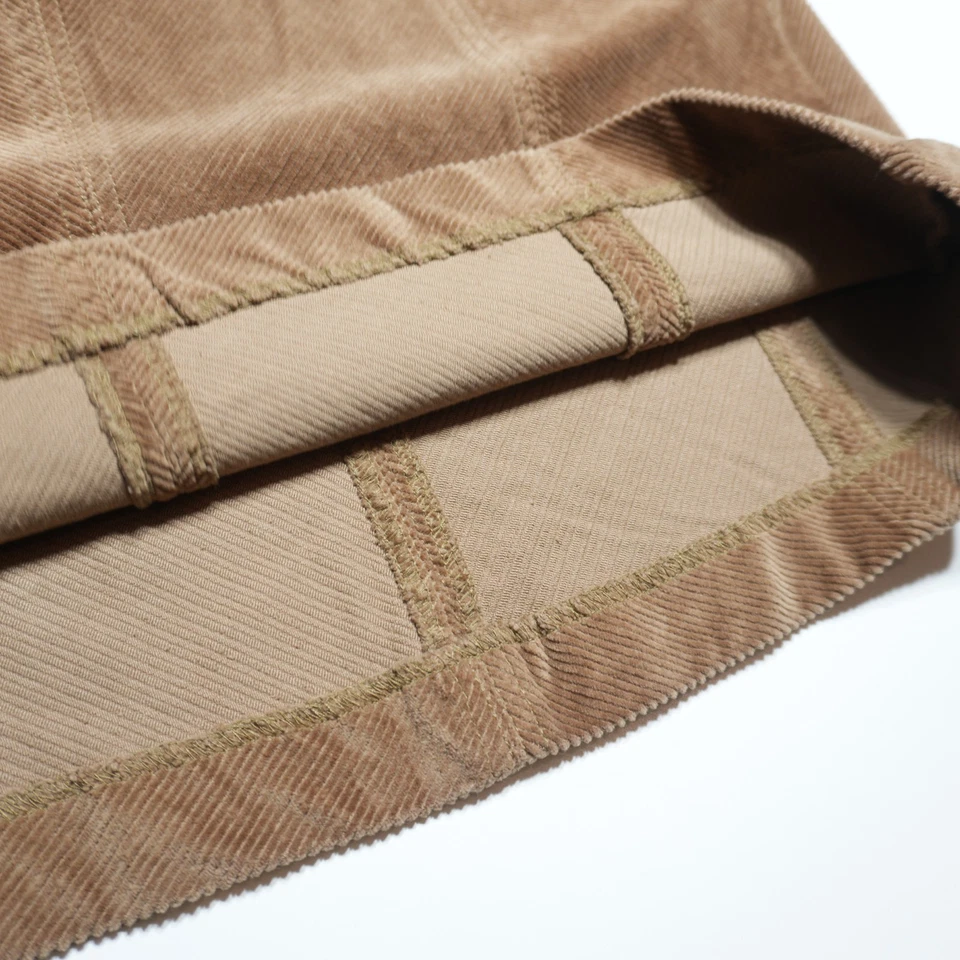 Falda Charter Club Mujer 10 Ancha Ballena Marrón Algodón Elástico Mini Línea A Academia Foto 4 de 4