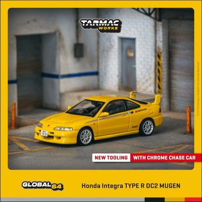 Tarmac Works - Honda Integra TYPE R DC2 MUGEN, sunlight yellow - T64G-TL059-YL