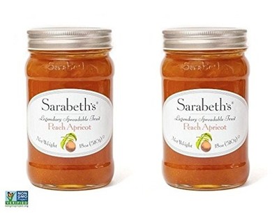 Legendary Peach-Apricot Spreadable Fruit - 18 oz - Pack of 2