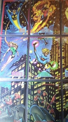 Marvel Super Heroes Nova Namorita Speedball Firestar Non-Sport Trading Card Lot