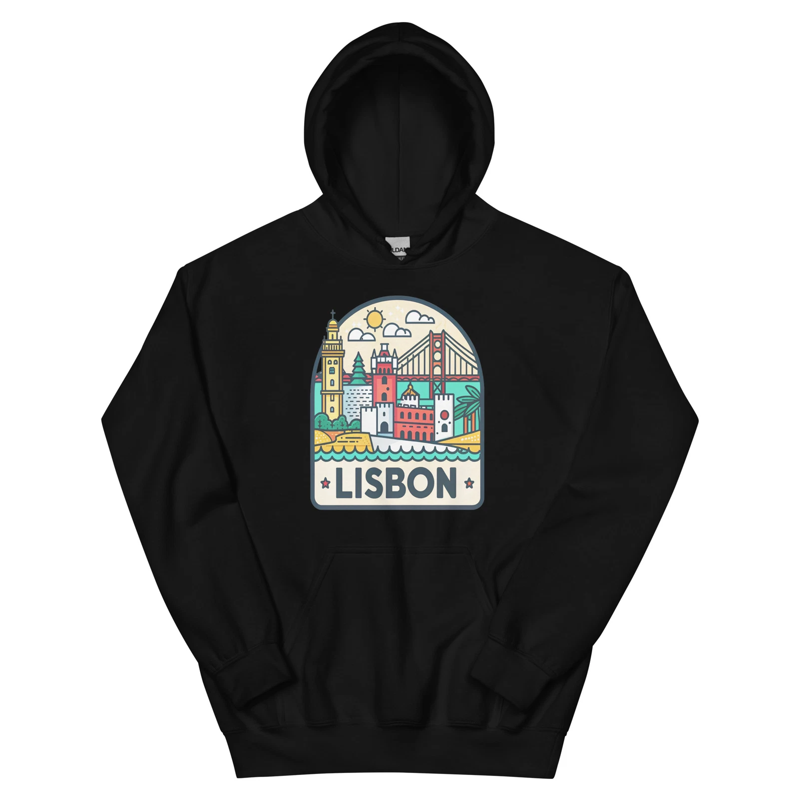 Lisbon World Travel Urban Area City Hoodie