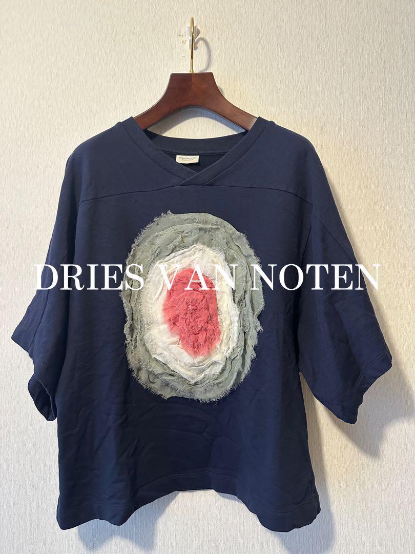 DRIES VAN NOTEN アートプリント長袖カットソー　サイズS DRIES VAN NOTEN s/s Sweat