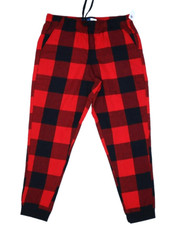 Old Navy Matching Plaid Flannel Jogger Pajama Pants Red Plaid Sleep Pant Mens LT