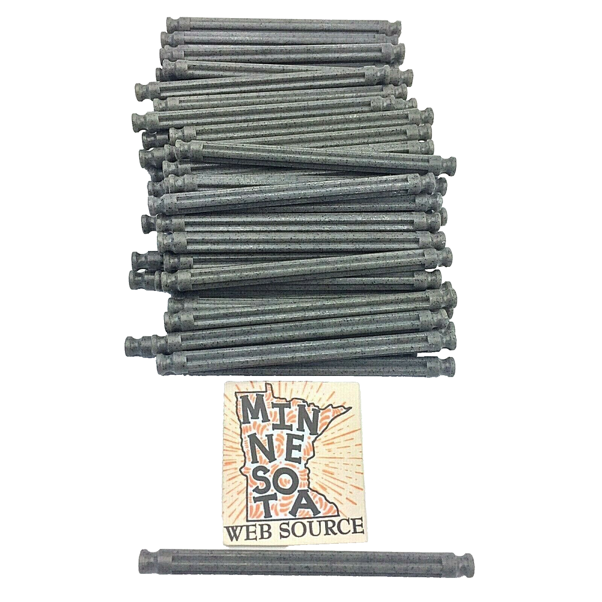 200 Knex Gray Granite Rods 3-7/16
