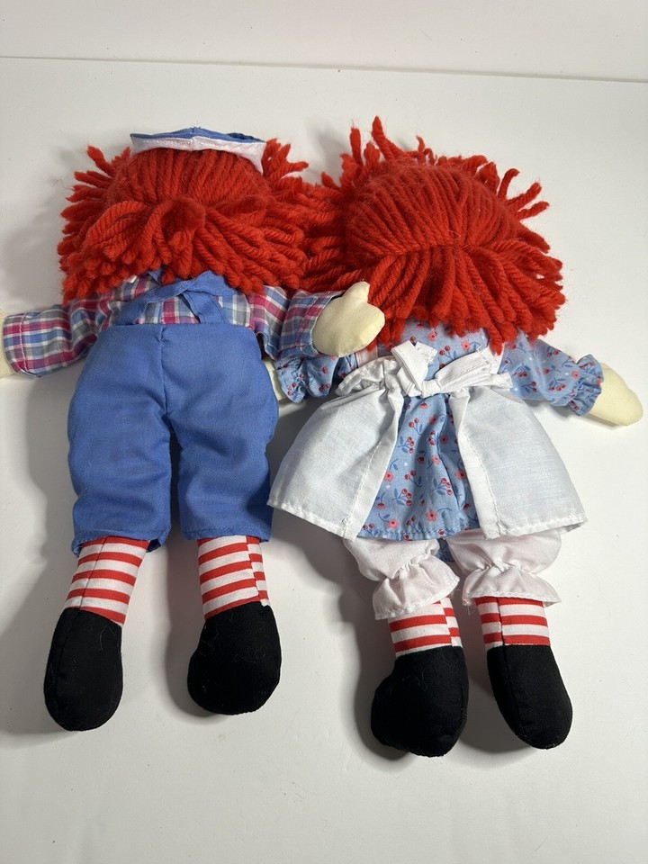 Raggedy Ann and Andy Doll 12'' Hasbro By Aurora Soft Plush | eBay