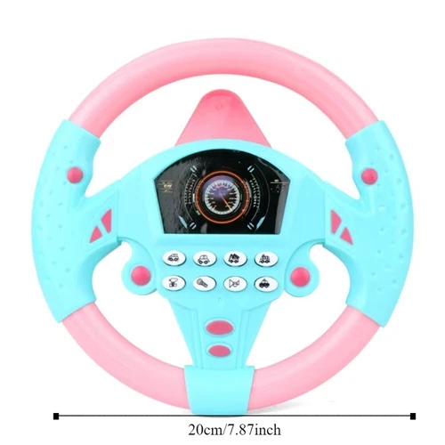 Montessori Simulation Steering Wheel Toys Simulate Driving Car Toy Kids Toys - Picture 3 of 14