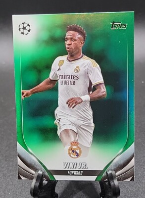 2023-24 Topps UEFA Champions Club Vini Jr. Green Foil #45/99 