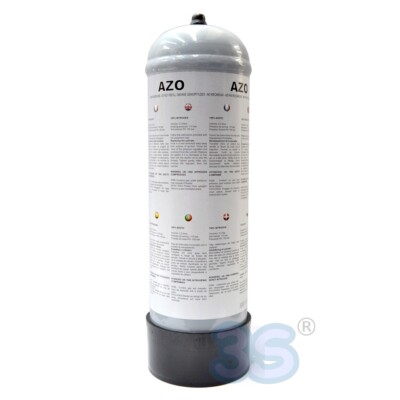 Bouteille pleine de D'Azote de gaz 1,6m3 8 litres 150bar Climatisation