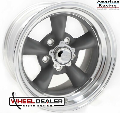 American Racing VN215 Torq Thrust 15x7 15x8 5x4.50 Classic Mustang Gray
