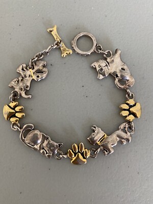Bracelet Rescue Dog Jewelry Adorable Dogs Cats Silver Gold Tone