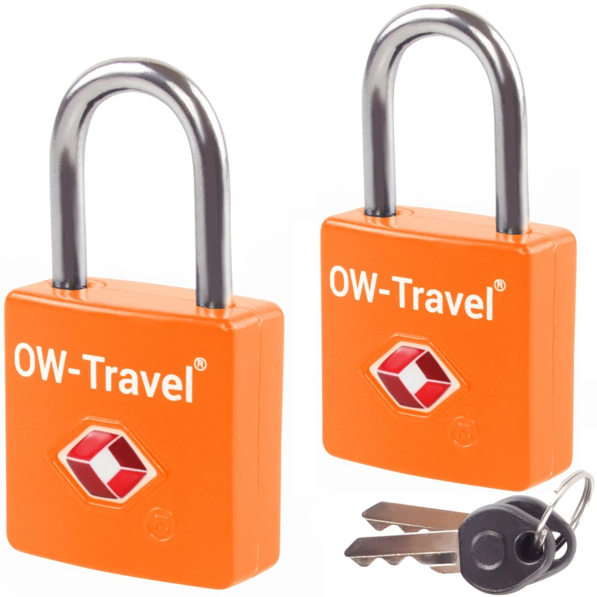 TITAN TSA Approved Keyed Travel Padlocks. Suitcase Luggage Bag