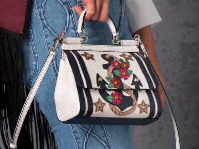 $4,300 Dolce & Gabbana Dauphine Small Miss Sicily Anchor Handle