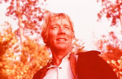 LMP51-111 1971 The Emigrants Max Von Sydow On Set Shoot Orig 35mm COLOR SLIDE
