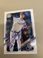 Chi Chi Gonzalez Signed Card 2021 Topps Team Card IP Auto