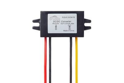 12V (8-23V) In To 3.3V Out 3A 10W DC-DC Waterproof Converter Module