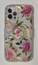 PopSockets PopCase PopGrip Slide Series Case iPhone 12 12 Pro Floral Roses