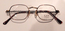Vintage DEJA VU DV 870 Antique Tortoise 45/19 Metal Eyeglass Frame NOS 248