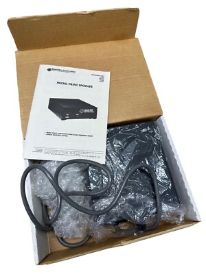 Black Box Corp Model SS-64, PIC65A Micro Print Spooler 60hz,  Fast Shipping 