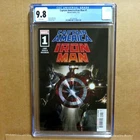 CAPTAIN AMERICA IRON MAN #1 CGC Graded 9.8 Marvel Comics 2022