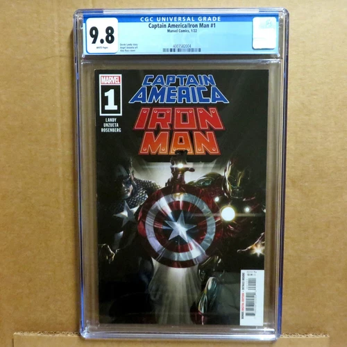 CAPTAIN AMERICA IRON MAN #1 CGC Graded 9.8 Marvel Comics 2022