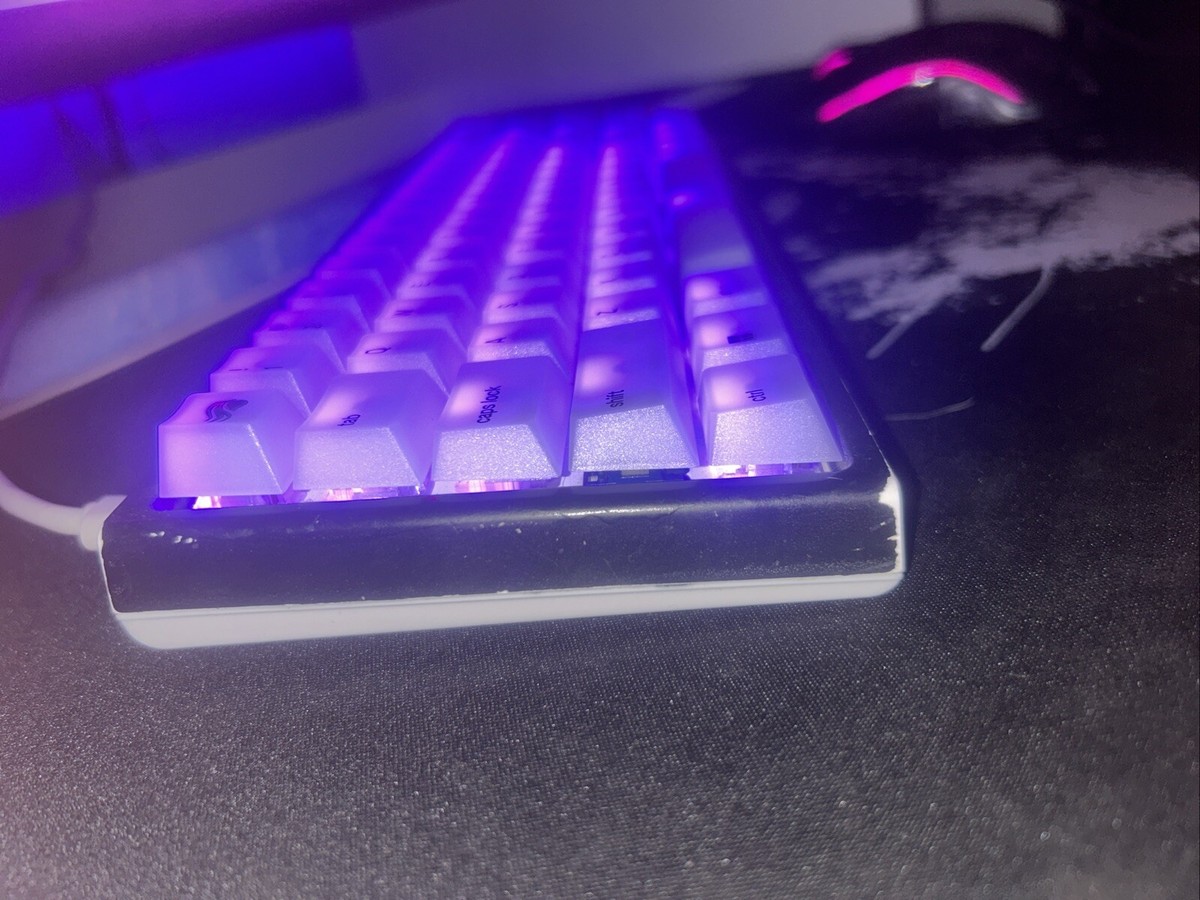 CUSTOM) 2019 Ducky One 2 Mini(White & Black) - Cherry MX Blue