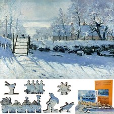 Wooden Jigsaw Puzzle for Adults by FoxSmartBox - 210 Pieces - The Magpie