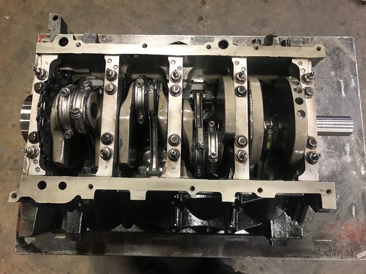 LS1 LS6 SHORT BLOCK FORGED CRANK & DISH PISTONS H-BEAM 383