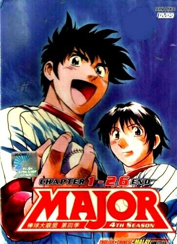 DVD Anime Major 4th Season Chapter 1-26 End English Subtitles