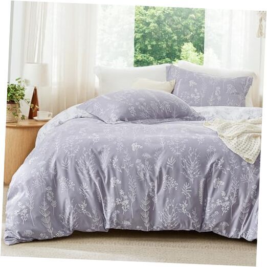Comforter Set - Lavender Comforter, Cute Floral Bedding Full 06 - Lavender