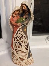 Roman Inc Holy Family Nativity Statue Christmas Religious Decor 11.5” 