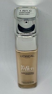 Loreal True Match Foundation Grundierung, 30ml - 1.R/1.C Rose Ivory