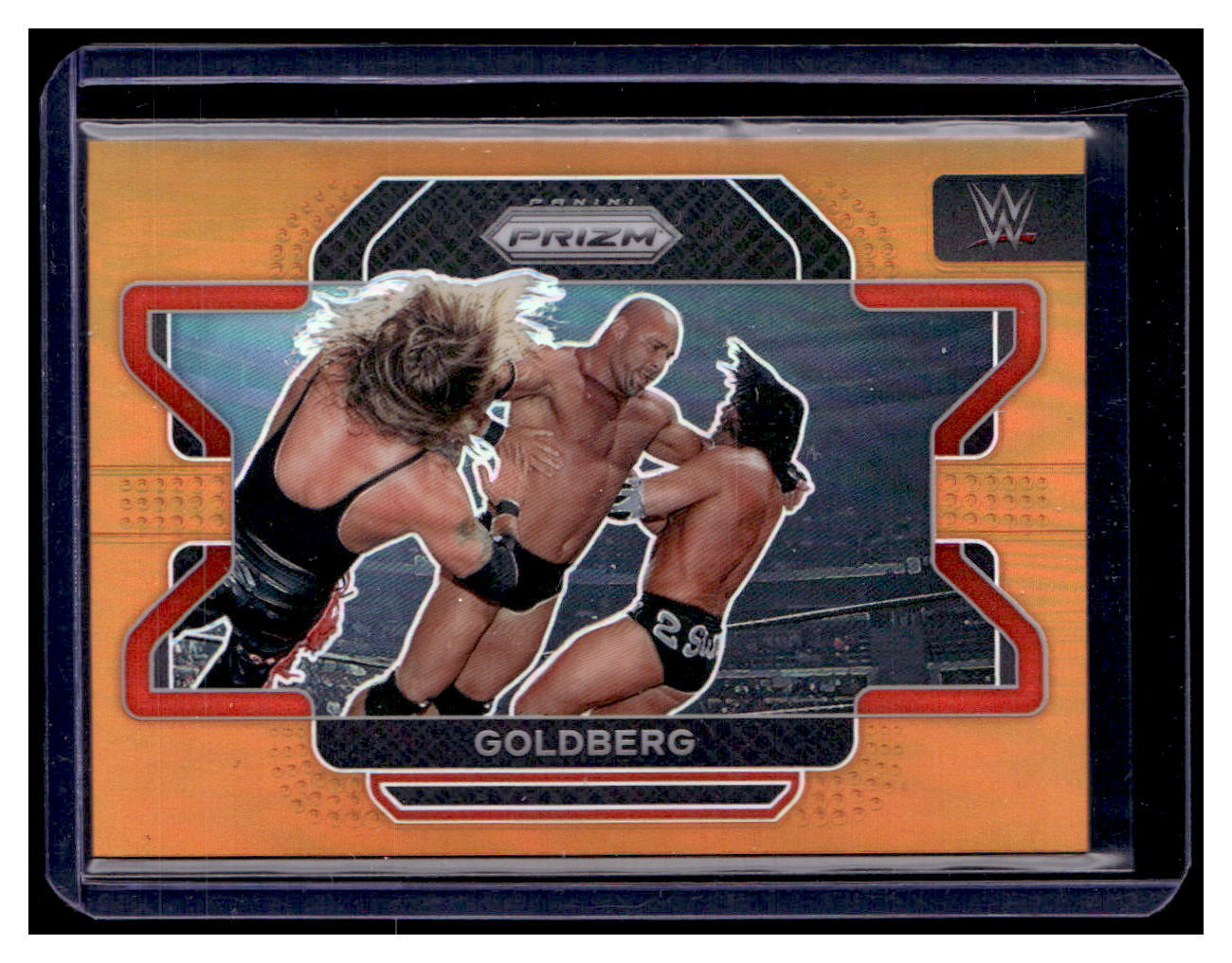 2022 Panini Prizm WWE Prizms Orange #33 Goldberg /99