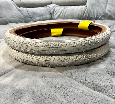 GT LP-5 20 x Heritage Tire White/Tan Dyno BMX Freestyle Old