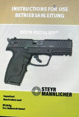 STEYR ARMS OWNERS OPERATORS MANUALS   RIFLES, PISTOLS      SEE MORE BELOW/MENU