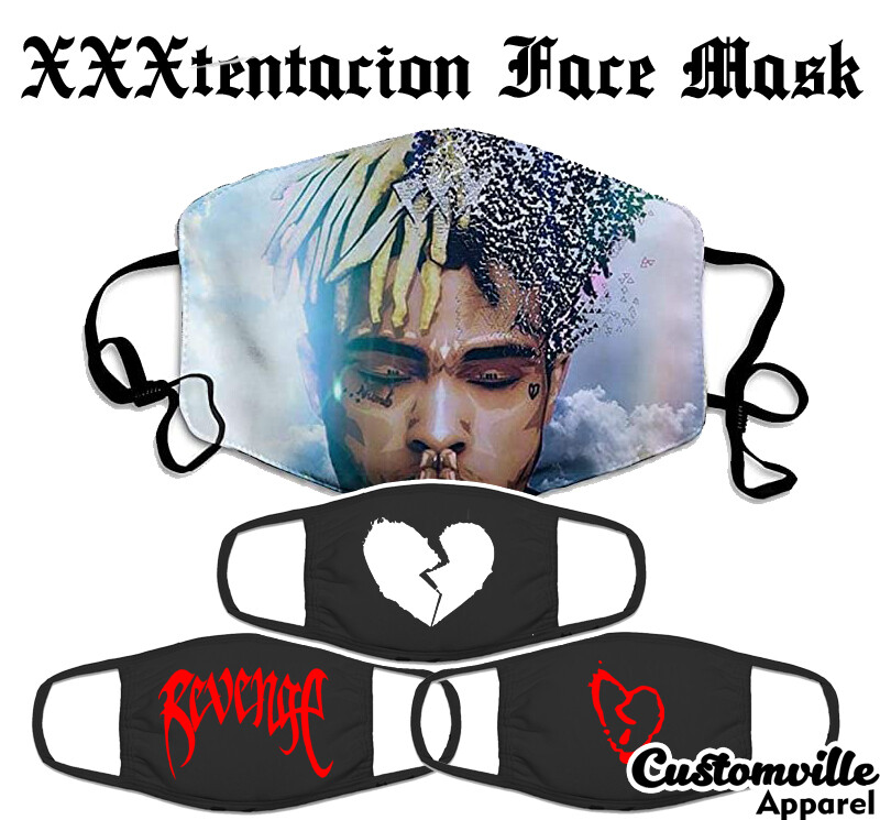 xxxtentacion inspired Face Mask Soft Cotton Fashion Revenge xxxtentacion inspired Face Mask Soft Cotton Fashion Revenge