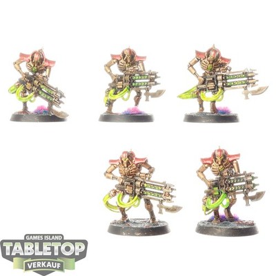 Necrons - 5x Immortals - bemalt