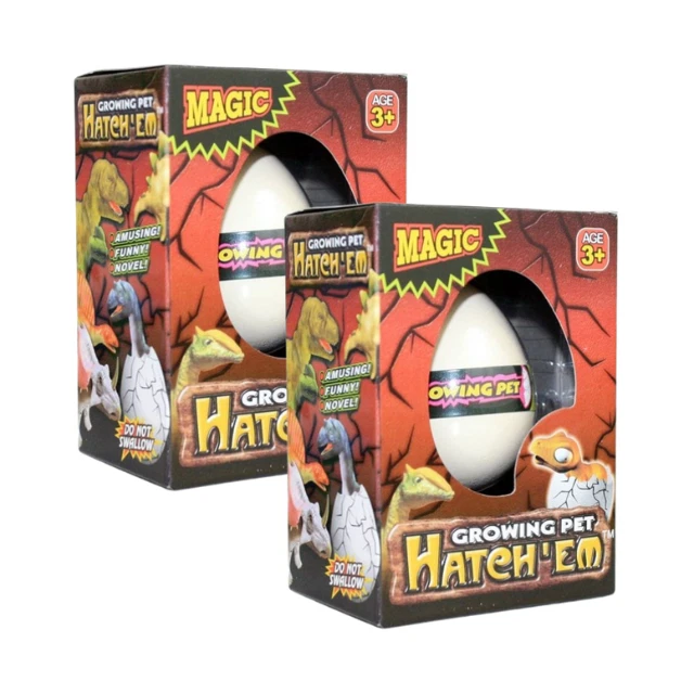 Magic Hatching Dinosaur Babies Egg Kids Dino Water Magic Growing Pet Toy 2/3pk