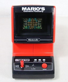 Mario's Cement Factory Nintendo Game & Watch Tabletop Console 1983 - EXCELLENT!