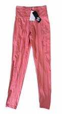 Stradivarius Women  s Leggings Pink Size Small NWT