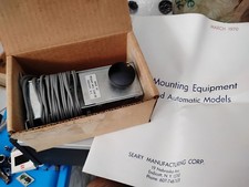 Seary 35mm Midget Slide Mounting Press Heat-Seal Light with Box  Catalog 1970